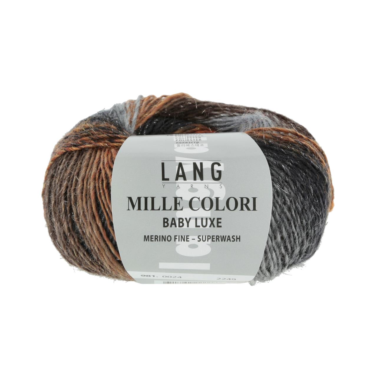 Mille Colori Baby Luxe 24 Grau/Rot/Beige