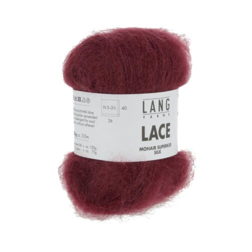 Lace 62 Weinrot