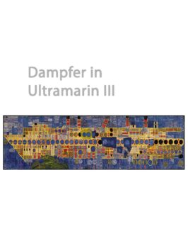 Opal Hundertwasser 4‑fach <br>1437 Singender Dampfer in Ultramarin III Werk 150