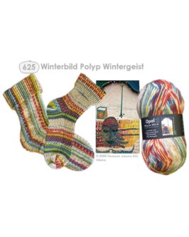 Opal Hundertwasser 4-fach <br>2104 Winterbild Polyp Wintergeist Werk 625
