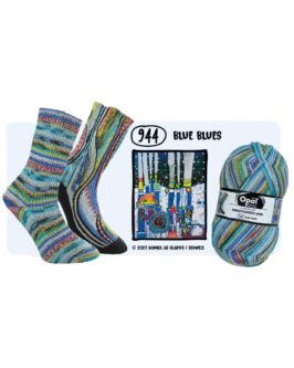 Opal Hundertwasser 4‑fach <br>4050 Blue Blues Werk 944