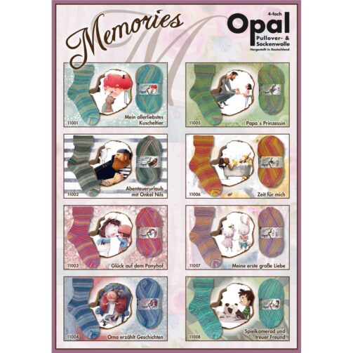 Opal Memories 4-fach 11001 Mein Allerliebstes Kuscheltier
