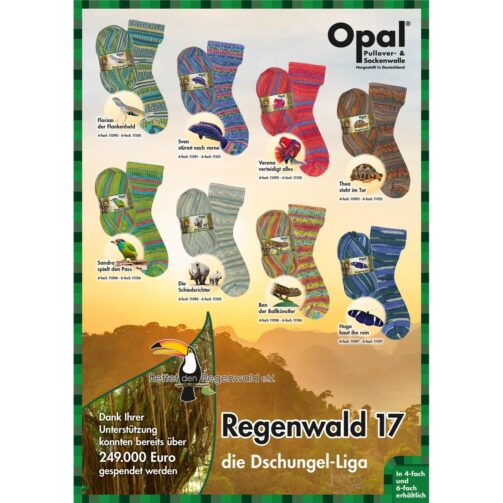 Opal Regenwald 17 6-fach 11104 Sandra Spielt Den Pass