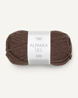 Alpakka Ull <br>3571 Brun