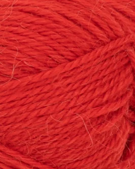 Alpakka Ull <br>4018 Scarlet Rød