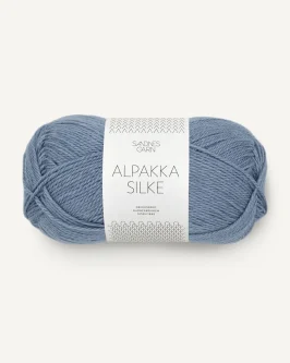 Alpakka Silke <br>6052 Jeansblå