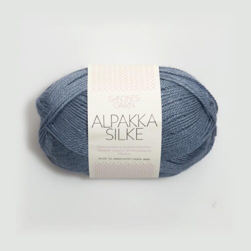 Alpakka Silke 6052 Jeansblå