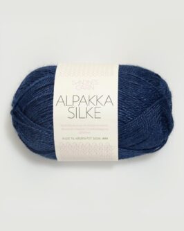 Alpakka Silke <br>6063 Inkblå