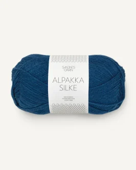 Alpakka Silke <br>6063 Inkblå