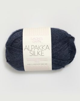 Alpakka Silke<br />6081 Mørk Gråblå