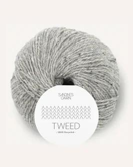 Tweed Recycled <br>1085 Lys Grå