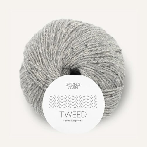 Tweed Recycled 1085 Lys Grå