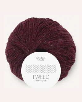 Tweed Recycled <br>4085 Vinrød