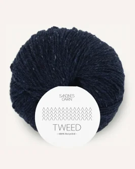 Tweed Recycled <br>5585 Marineblå