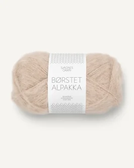 Børstet Alpakka <br>3021 Beige