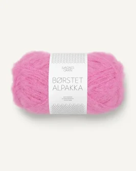 Børstet Alpakka <br>4626 Shocking Pink