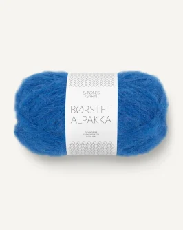 Børstet Alpakka <br>6046 Jolly Blue