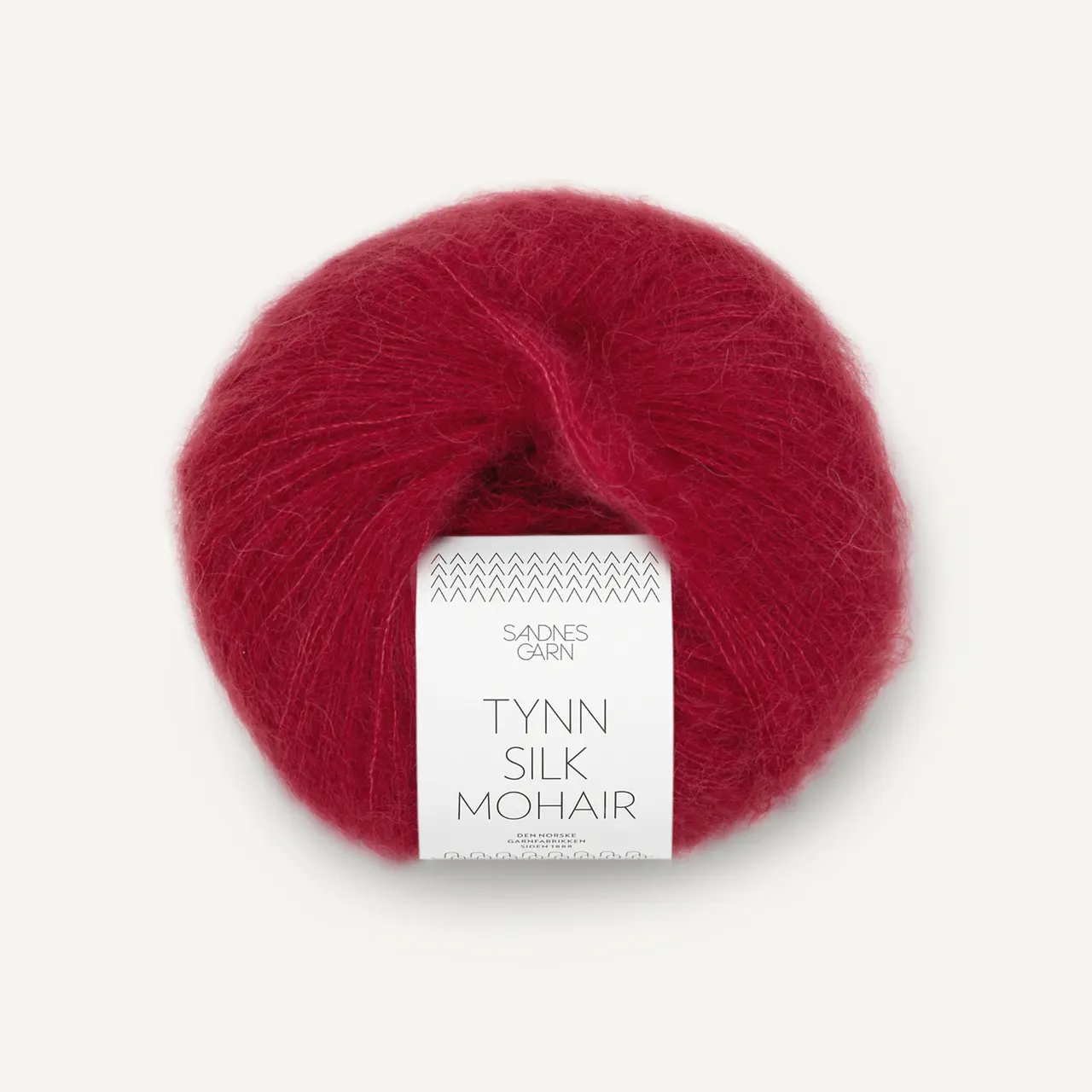Tynn Silk Mohair 4236 Dyp Rød