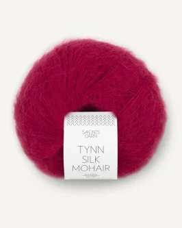 Tynn Silk Mohair <br>4255 Rumba Red