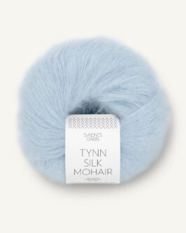 Tynn Silk Mohair <br>6012 Lys Blå