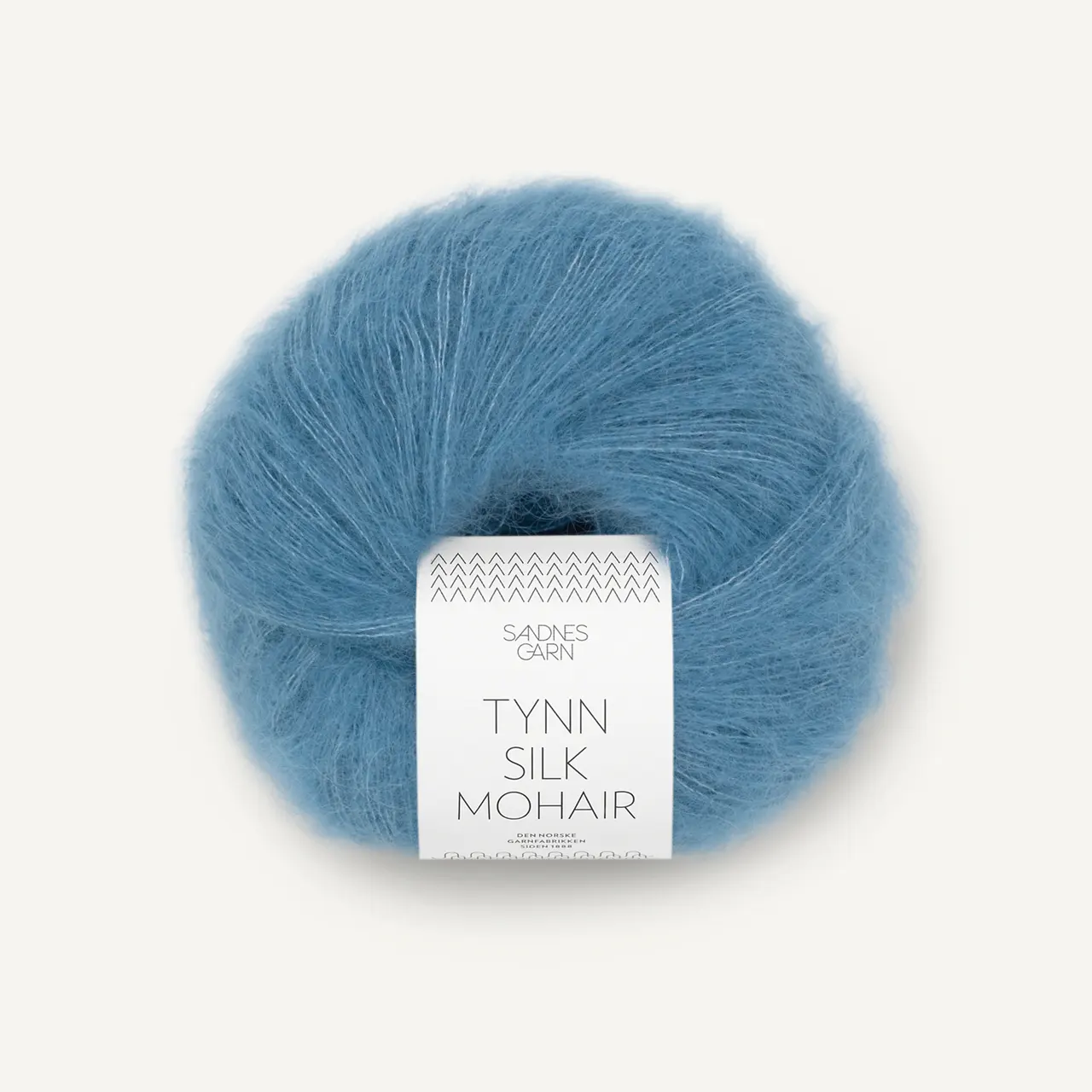 Tynn Silk Mohair 6042 Mørk Himmelblå