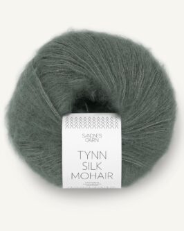 Tynn Silk Mohair <br>9071 Støvet Olivengrønn