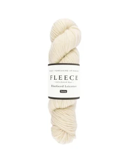 Fleece Bluefaced Leicester Aran Roving <br  />1 Ecru