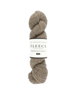 Fleece Bluefaced Leicester Aran Roving <br  />2 Light Brown